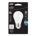 Feit Electric A15 E26 Medium LED Bulb Daylight 25 Watt Equivalence 1 pk, 6PK BPA1525W950CAFI